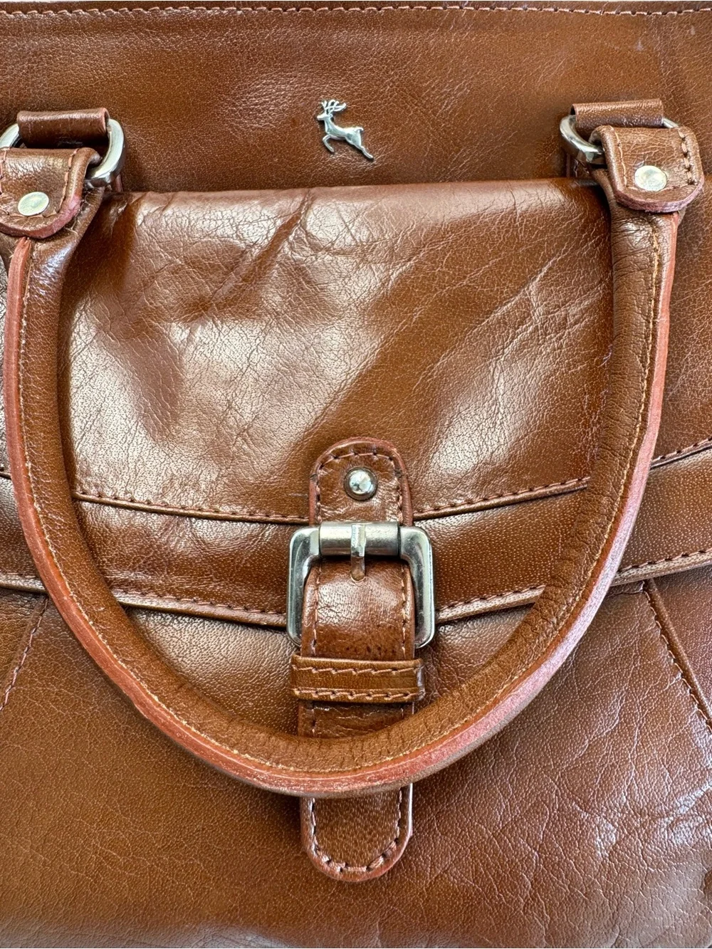 Ashwood Brown Leather Career Bag